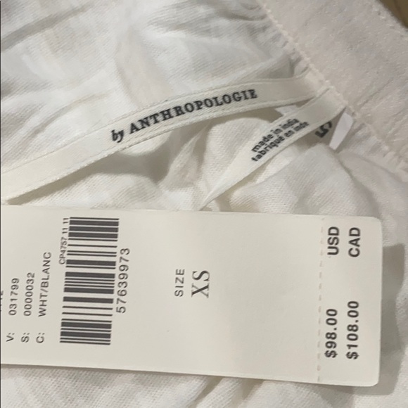 Anthropologie AJA EMBROIDERED BLOUSE size … - Picture 12 of 14